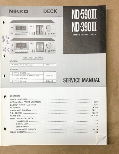 Nikko 590 390 ii - nd-590,