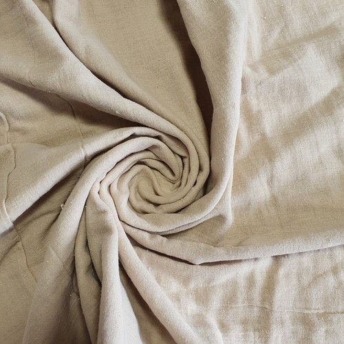 Beige double gauze 100 - 100%, cotton