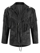 Men Western Cowboy Suede