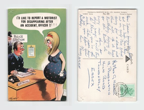 Postcard bamforth comic card - postcard,