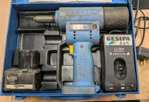 Gesipa accubird riveter 4v - gesipa, 14.4v