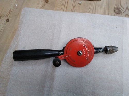 Vintage hand drill qualcast - vintage,