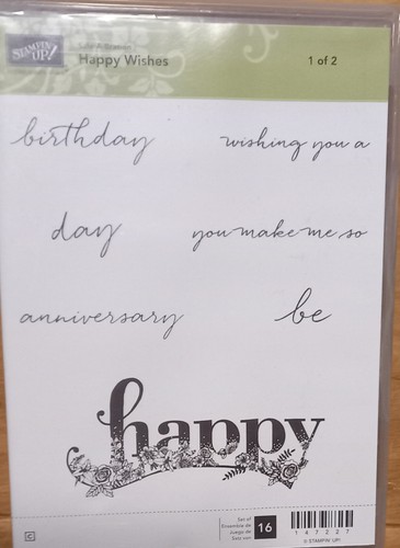 Stampin happy wishes stamps - up,