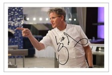 GORDON RAMSAY Signed Autograph PHOTO Fan Signature Gift Print KITCHEN NIGHTMARES