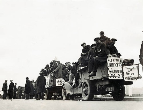 Hunger army members sitting - hunger,