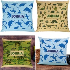 Personalised Dinosaur Cushion