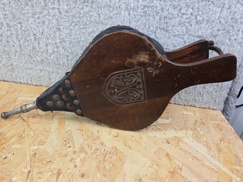 Vintage embossed leather and - leather,