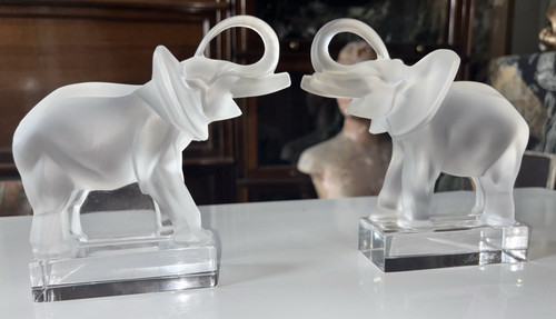 Lalique france pair - lalique, of