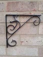 Recycled Metal snail hanging basket bracket Garden Ornament Hand Made 