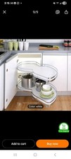 Kitchen Carousel Right Side Open Storage Shelves (450mm Door Min)