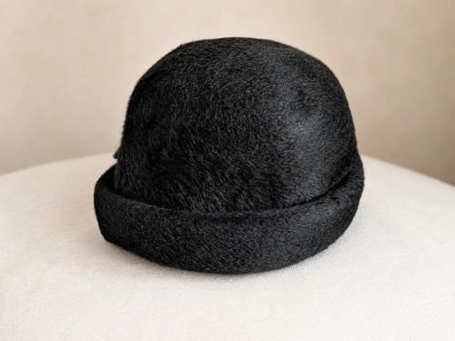 Vintage velour cloche - vintage, hat
