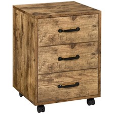 HOMCOM File Cabinet with 3