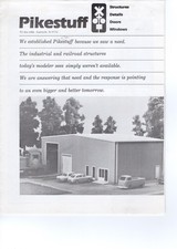Model Toys and Railway Catalogue Pikestuff structures doors windows 1986