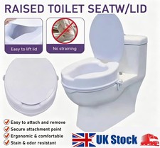 Raised 2/4/6" Toilet Seat w/