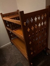 Mid-Century Two Tier Teak Bar