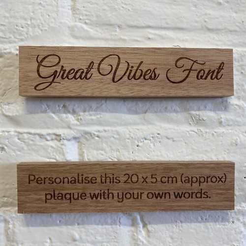 Personalised wooden name - personalised,