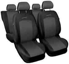 Seat covers fit FIAT PUNTO FULL SET black/grey sport line