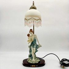 Juliana Collection / Crosa Lamp Woman and Child Beaded Lamp Shade Artistic Lamp