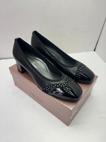 Ladies slip black high - high, heel