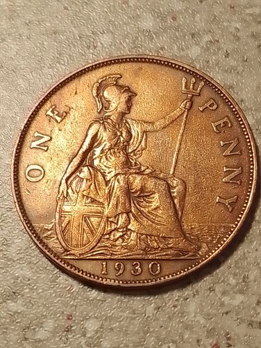 George 1930 penny - 1930, in