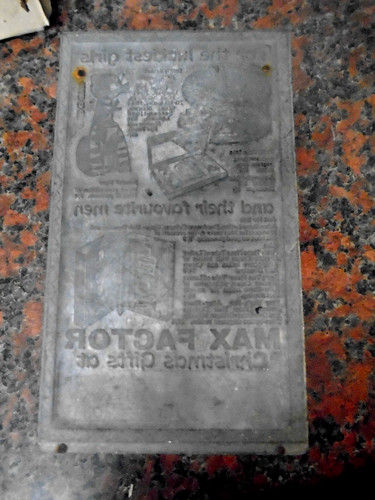 Vintage max factor printing - vintage,