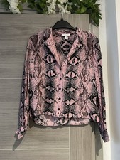 Topshop Petite Pink Snakeskin