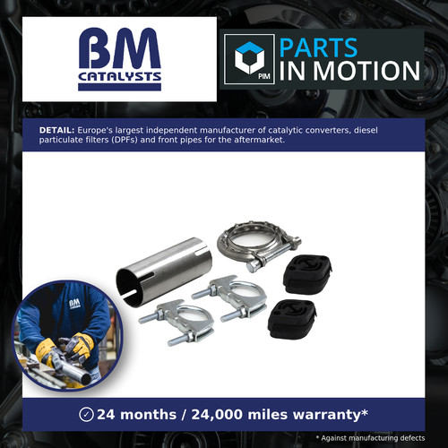 Exhaust pipe fitting kit - kit, fits