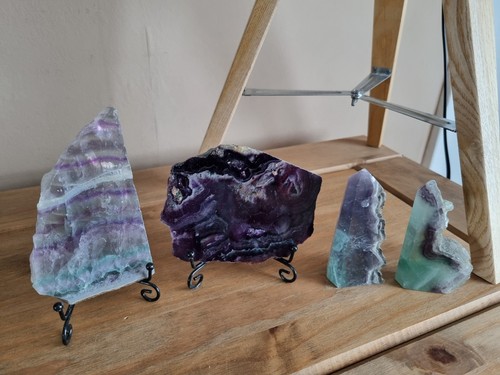 Fluorite crystal bundle - fluorite, –