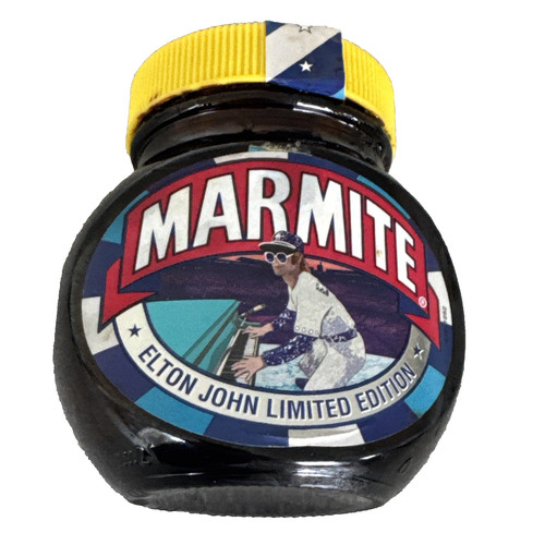 Elton john marmite jar dodger - elton,