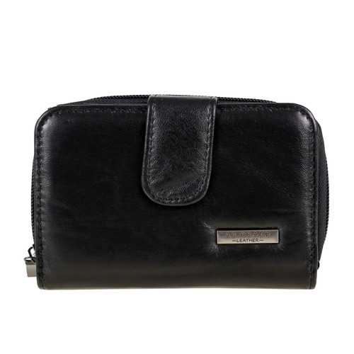 Ladies real leather - real, zip
