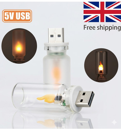 Usb flame flickering - flickering, led