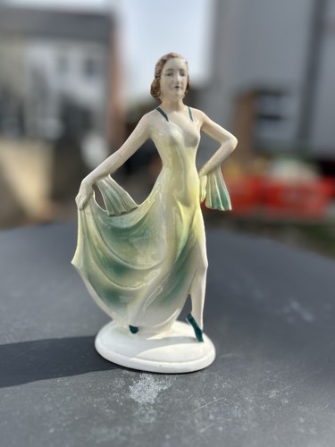 Art deco lady - art, figurine