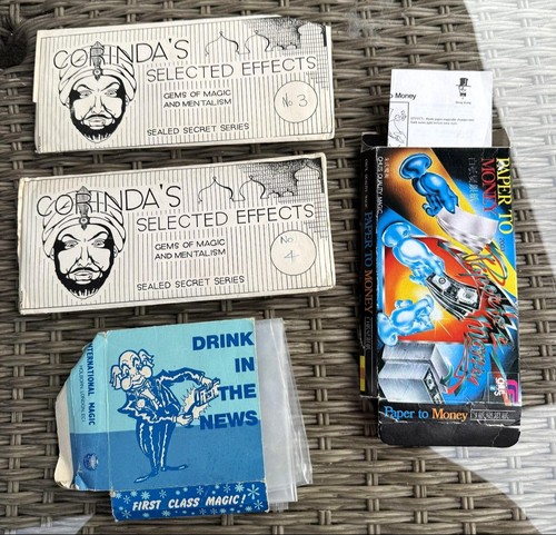 Vintage magic tricks - vintage, ephemera