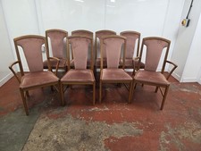 Set Of 8 Teak Mid-Century Dining Chairs Delivery Available 🚙