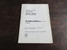 Ducati 250 350 Monza Mark 3 Desmo Scrabler Sebring 1969 Manuel Usage Entretien