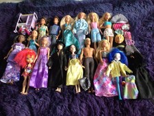Large Bundle Of Mixed Dolls Barbie, Disney, Mattel plus Accessories