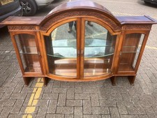vintage display cabinet with