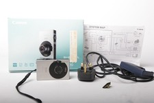 BOXED CANON IXUS 70 7.1MP DIGITAL CAMERA SILVER.  TESTED AND WORKING.  COMES WIT