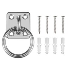 4Pcs Tie Ring on Plate 50mm x