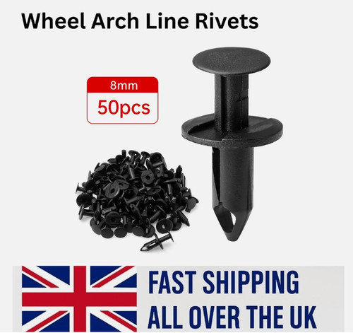 50x wheel arch - liner, rivets