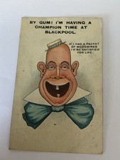 Blackpool. Postcard. Woodbine Cigarettes Advertising.