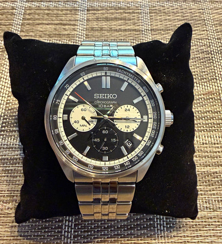 Seiko mens quartz chronograph - seiko,