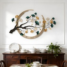 3D Metal Ginkgo Leaf Modern