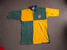Cotton Oxford Retro Australia Wallabies Rugby Union Shirt/top/adult small