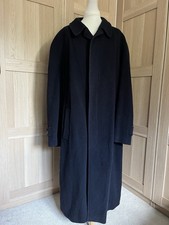 Pierre Balmain Wool And Cashmere Black Duster Jacket - Chest 44R
