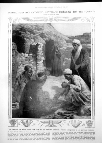 Antique old print forging - antique,