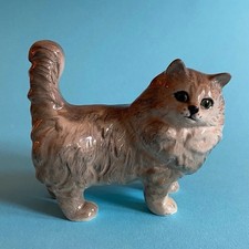 Vintage Cat Figurine Grey