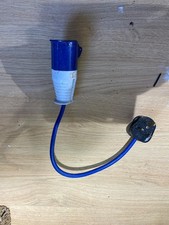 16A Socket to 13A Plug Adapter Lead – Caravan, Camping, Generator, Events