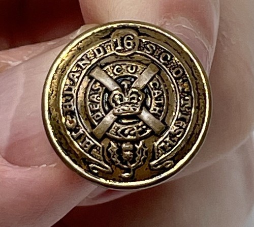 Scottish highland brass - highland, button