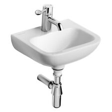 Contour 21 37cm hand rinse Centre tap, No overflow or chainstay